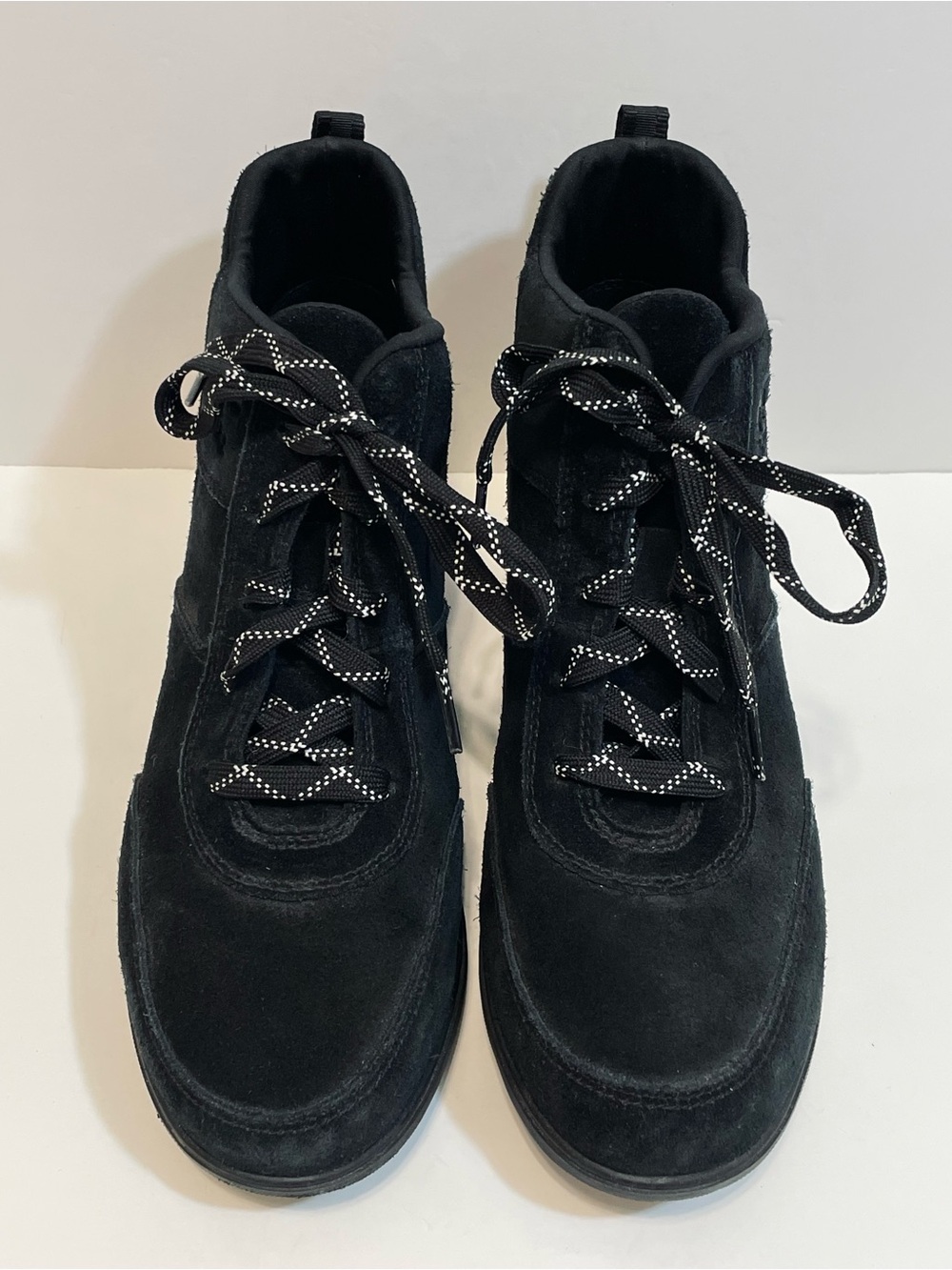 Sorel Evie Sport Lace Wedge Black Suede Women’s Booties Size 9.5 - Picture 7 of 11